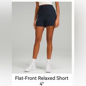 Lululemon flat front shorts - no longer sold!!